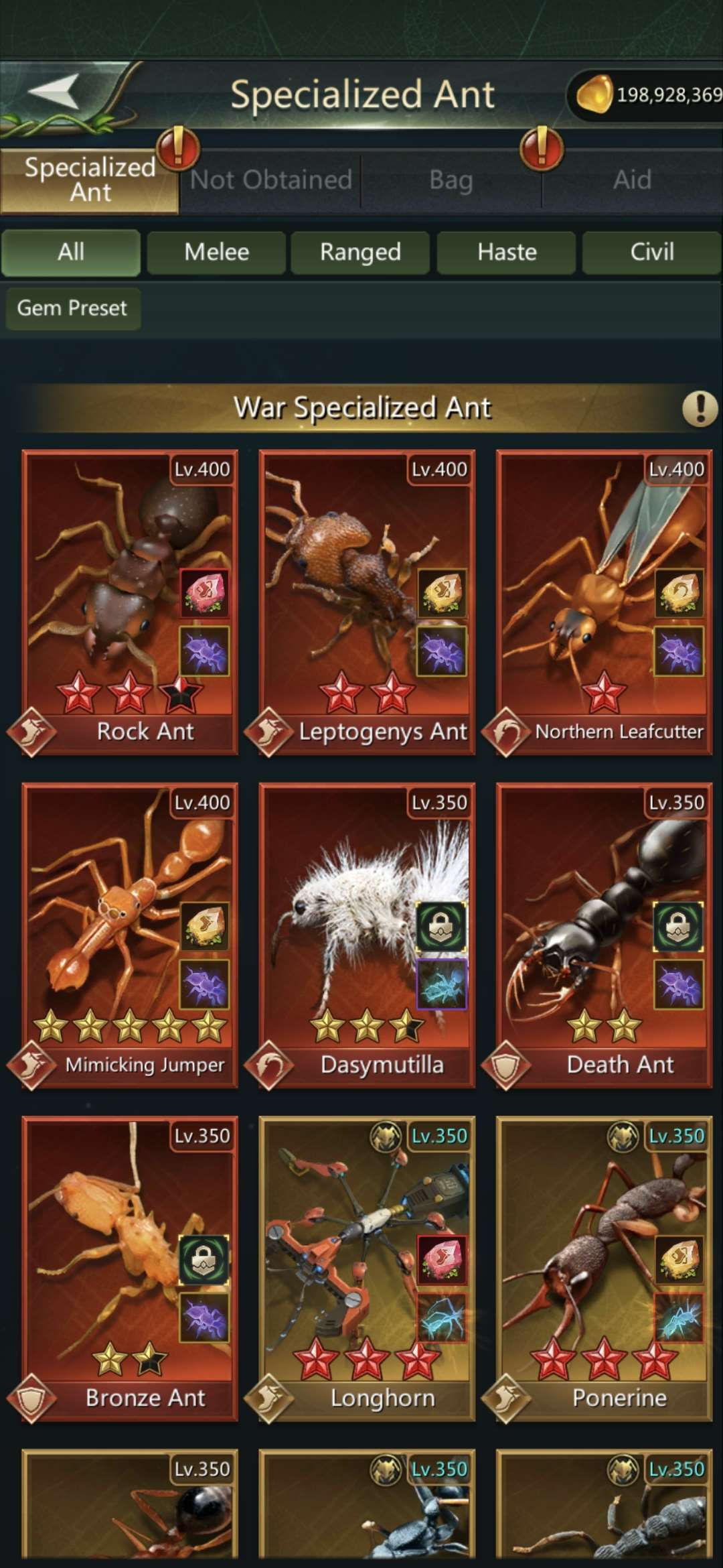 продажа аккаунта к игре Ant Legion